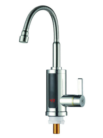 Torneira com aquecimento de água para cozinha e banheiro. Mostrador de temperatura digital.   Frete grátis