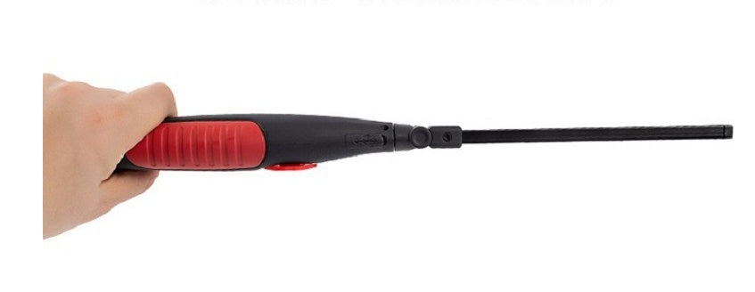 Lanterna em LED, recarregável via USB, opçãode rotação em 180 graus e com gancho para dependurar. Ideal para manutenção, reparo em automóveis, barraca de acampamentos, etc.